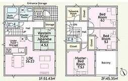 新築戸建　若松北第1　1号棟