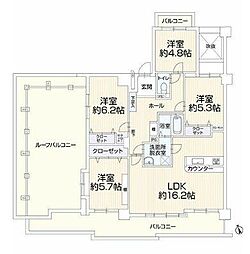 ライオンズマンション鈴鹿壱番館 4LDKの間取図画像