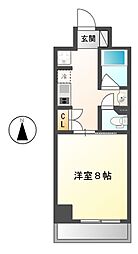 名古屋市営名港線 名古屋港駅 徒歩2分の賃貸マンション 3階1Kの間取り