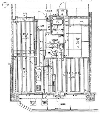 間取り ジェイシティ下関 2階/-