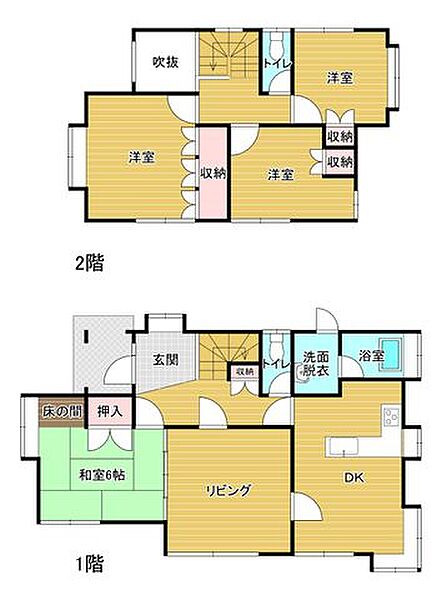 間取りを拡大表示