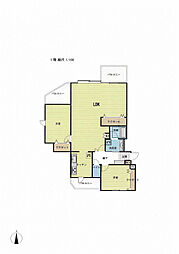 ローレルコート真駒内 2SLDKの間取図画像