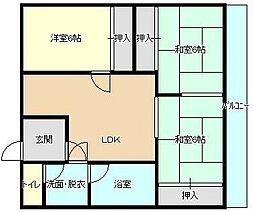 間取図画像 3LDK