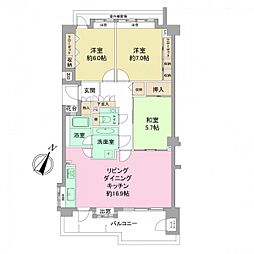 間取図画像 3LDK