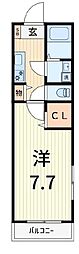 ManaloLuana 1Kの間取図画像