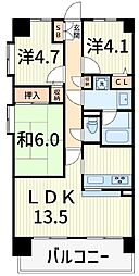 RJRRECROSS立石 3LDKの間取図画像