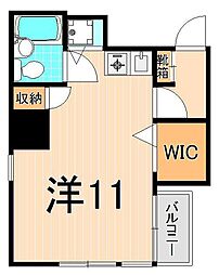 ライオンズマンション亀有第2 1Kの間取図画像