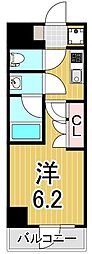 diPS亀有駅前 1Kの間取図画像
