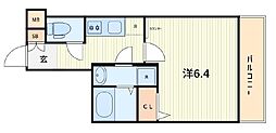 CREVISTA立石 1Kの間取図画像