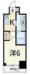 GRANPASEO金町 1Kの間取図画像