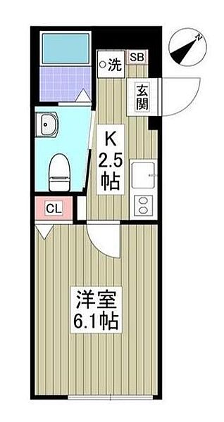 SAIE金町 202｜東京都葛飾区東金町2丁目(賃貸マンション1K・2階・20.77㎡)の写真 その2