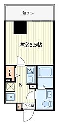 アルファコート立石3 1Kの間取図画像