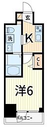 GRANPASEO金町 1Kの間取図画像