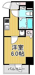 ドゥークスタイル金町 1Kの間取図画像
