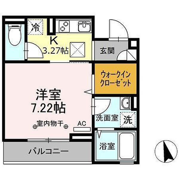 セレシェイラ壱番館 103｜東京都葛飾区東新小岩6丁目(賃貸アパート1K・1階・27.68㎡)の写真 その2