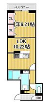 アナシエ亀有 203 ｜ 東京都葛飾区亀有1丁目（賃貸アパート1LDK・2階・40.33㎡） その2