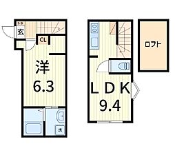 Relation青砥 1階1LDKの間取り