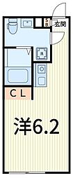 フィオーネ新小岩 ワンルームの間取図画像