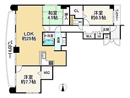 フォルム四条堀川 3LDKの間取り