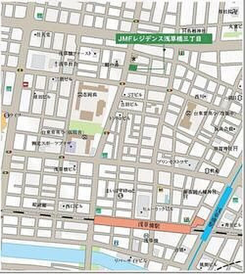 東京都台東区浅草橋3丁目(賃貸マンション2LDK・6階・51.36㎡)の写真 その3
