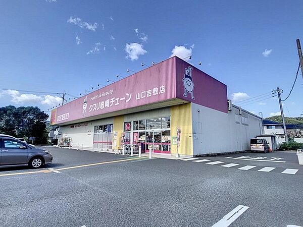 画像17:クスリ岩崎チェーン山口吉敷店(354m)