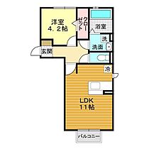 山口県山口市大内千坊3丁目18-5（賃貸アパート1LDK・2階・40.40㎡） その2