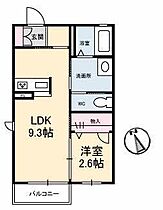 山口県山口市小郡山手上町11-1（賃貸アパート1LDK・1階・31.98㎡） その2