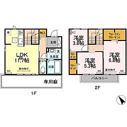 メゾン黄金町 3LDKの間取図画像