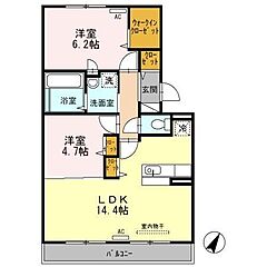 物件の間取り