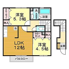 物件の間取り