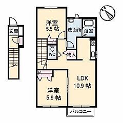 物件の間取り