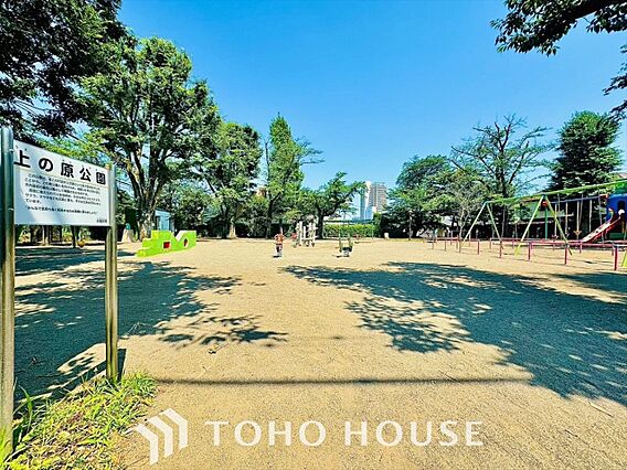 上の原公園 距...