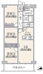 間取図画像 3LDK