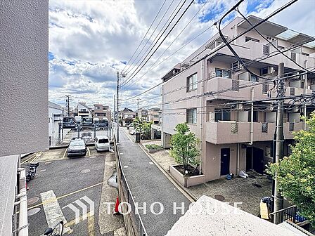 バルコニーからの眺望です。