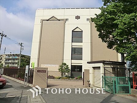 川崎市立中野島中学校 距離約1500m