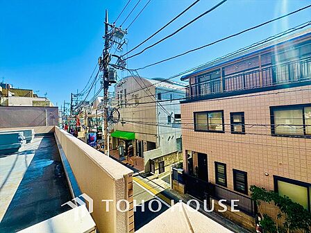 バルコニーからの眺望です。