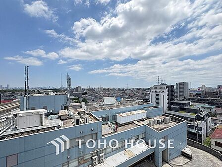 バルコニーからの眺望です。