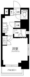 Parkwell神田EAST弐番館 1Kの間取図画像