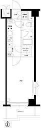 ルーブル亀戸天神前 1Kの間取図画像