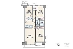 間取図画像 3LDK