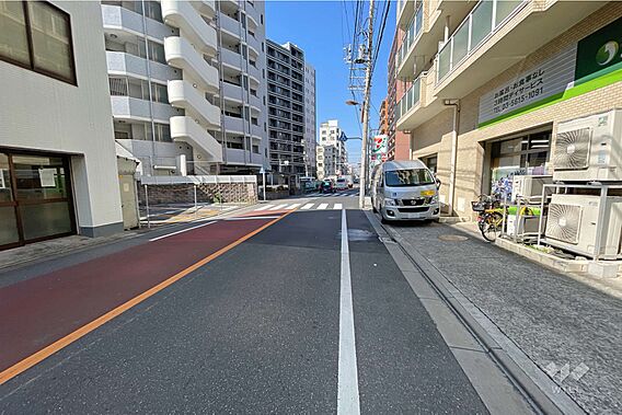 敷地南側の前面...