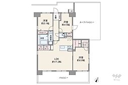 グランリオ 3LDKの間取図画像