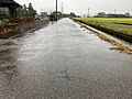 前面道路が広々...