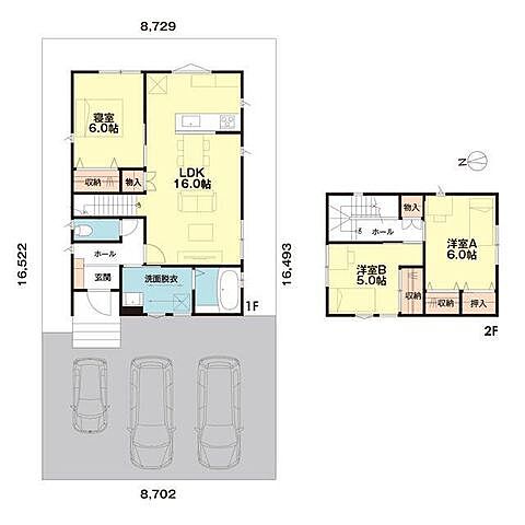 間取り 富山市下新北町-
