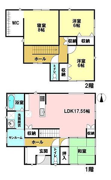 間取りを拡大表示