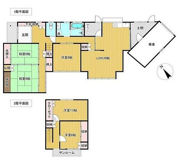 間取りを拡大表示