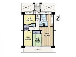 間取図画像 3LDK