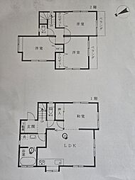 美山町一軒家 4LDKの間取り