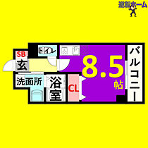 アルバ志賀本通  ｜ 愛知県名古屋市北区杉栄町5丁目（賃貸マンション1R・2階・24.43㎡） その2