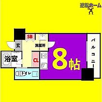 ル・ブルー鶴舞  ｜ 愛知県名古屋市中区千代田2丁目（賃貸マンション1K・6階・26.72㎡） その2